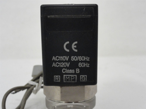 SMC MDL-UNKN; Soleniod Valve; 120VAC; 1/4" NPT
