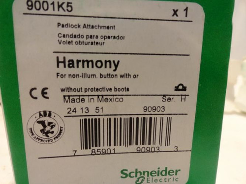 Schneider 9001K5; Padlock Attachment; Series H