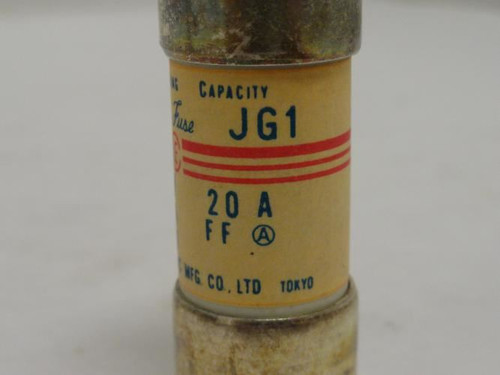 Utsunomiya JG1-20; Cello-Lite Fuse 20Amp; 600VAC; 100kA