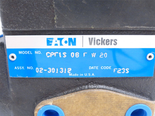 Eaton CPF1S-08-F-W-20; Pressure Control Valve