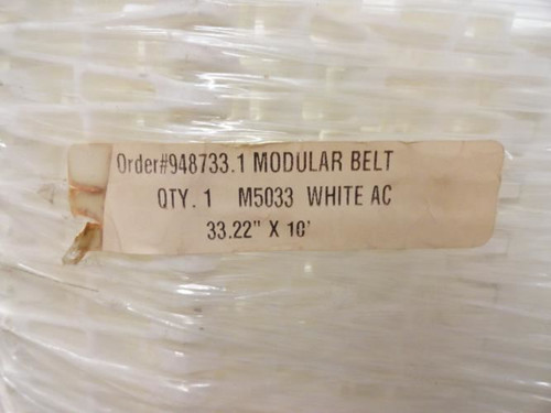 Habasit M5033; Flighted Belt 33.2"W x 10'L