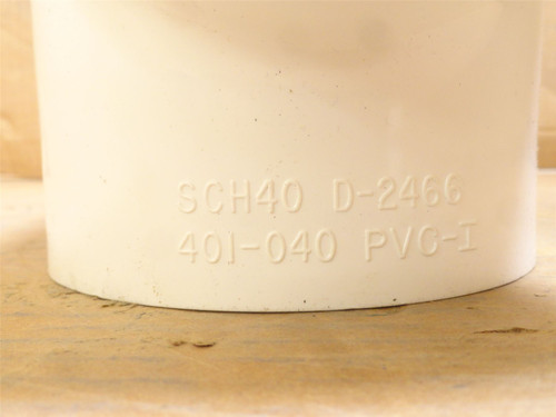 Charlotte 401-040; Pipe Tee; 4" Socket x 4" Socket x 4" Socket