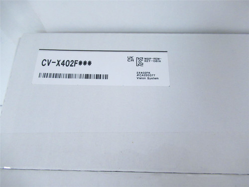 Keyence CV-X402F; CONTROLLER 0.47M PIXEL CAMERA SUPPORT TYPE