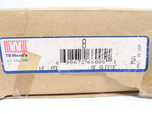 TB Woods 8E SLEEVE; SureFlex Sleeve; 2-Piece W/Ring; EPDM
