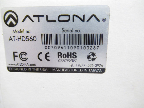 Atlona AT-HD560; HDMI Audio Video Scaler Black 1080p