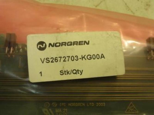 Norgren VS2672703-KG00A; Solenoid Valve Control Board