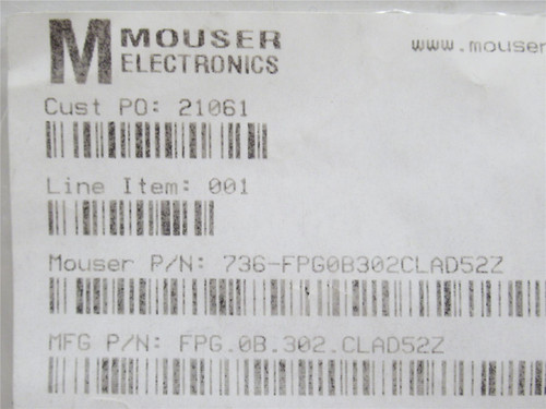 lEMO FGG.0B.302.CLAD52Z; Circular Connector Plug; 2-Pin; Male