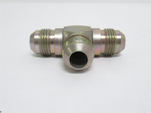 MFG- 2033-8-8S; Steel Adapter Tee; 1/2 x 1/2 x1/2 JIC