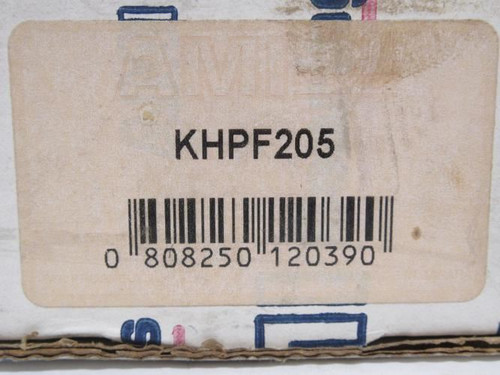AMI KHPF205; Pressed Steel Flange Bearing; 25mmID; 3-Bolt