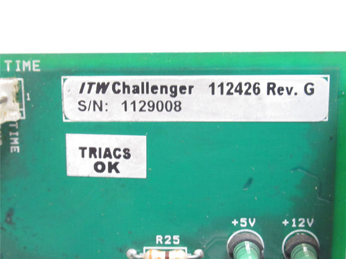 ITW Dynatec 112426; Challenger Assembly W/Heat Sink