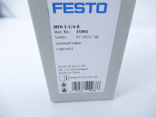 Festo MFH-5-1/4-B; Solenoid Valve Tiger Classic2-10 Bar 15901