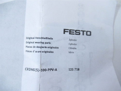 Festo 125718; Cylinder Repair Kit