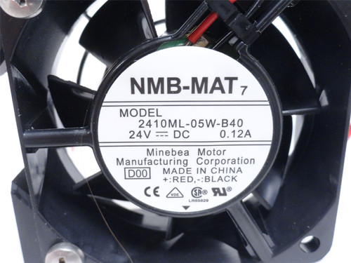 Minebea Motor 2410ML-05W-B40; Axial Fan; 24VDC; 60mm x 25mm