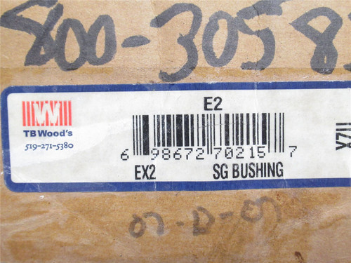 TB Woods E2; QD Bushing; 2"ID x 6" Flange OD