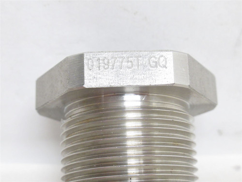 Metalquimia 019775T; Shaft Rammer Link Nut; SS; 15/16"ID