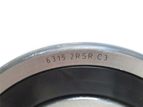 FAG 6315.2RSR.C3; Ball Bearing; 75mmID x 160mmOD x 37mm Wide