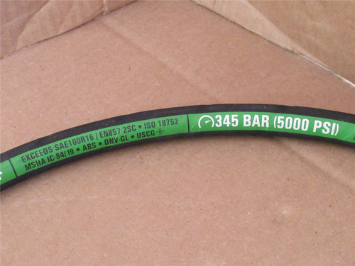 Eaton H24508R1005848; Hose Assembly; 1/2 JIC x 1/2 BOSS; 47" L