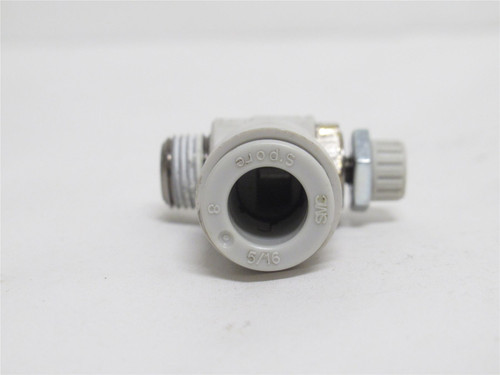 SMC AS2201F-01-08S; Flow Control Valve 90Deg; 5/16"PTC; 1/8NPT