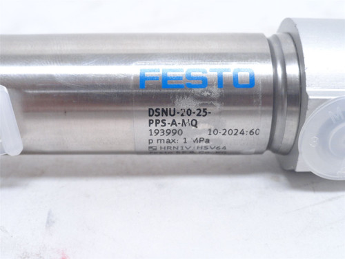 Festo DSNU-20-25-PPS-A-MQ; Air Cylinder 193990; 20mmID