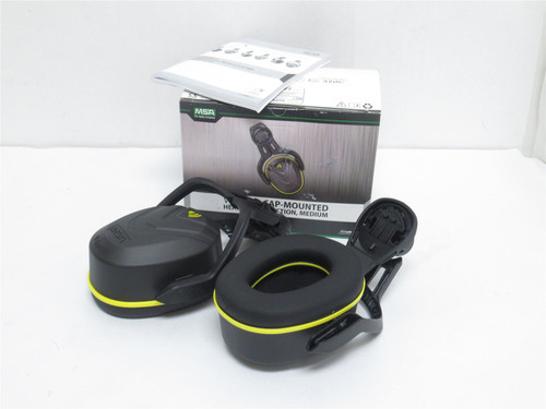 MSA 10190357; Helmet Mounted Earmuff; 27dB NRR MSA 10190357; Helmet Mounted Earmuff; 27dB NRR