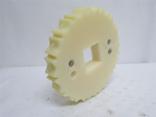 Intralox S6D8XXDHL4QR; Split Sprocket 16 Teeth; 2.5" Sq ID Intralox S6D8XXDHL4QR; Split Sprocket 16 Teeth; 2.5" Sq ID