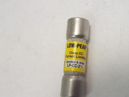 Bussmann LP-CC-2 1/2; Fuse 2-1/2 Amp; 600Vac