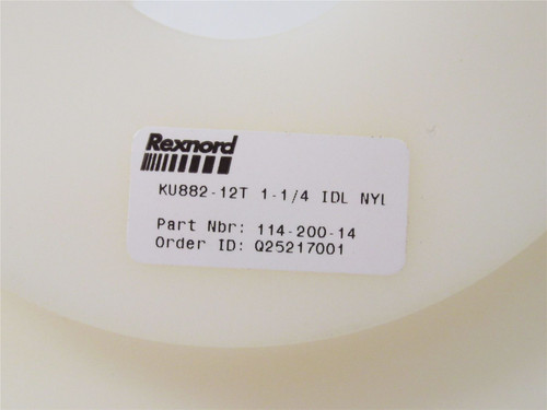 Rexnord 114-200-14; Sprocket; 1-1/4"ID; 12-Teeth