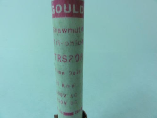 Shawmut TRS20R; Tri-onic Fuse; 20A; 600VAC; 300VDC