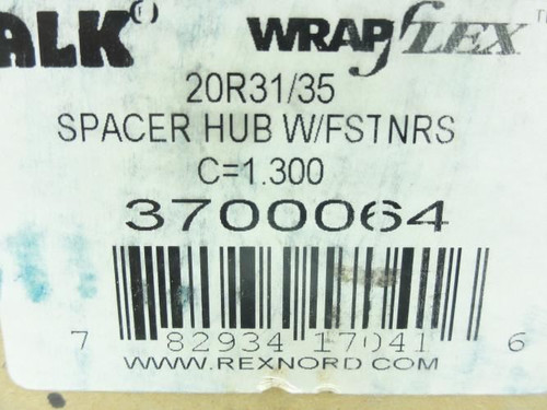 Falk 3700064; Spacer Hub W/ Fasteners 20R31/35