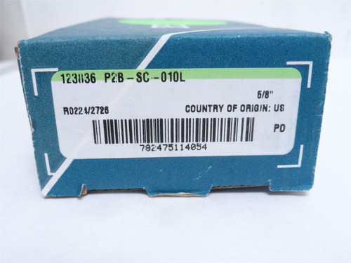 Dodge P2B-SC-010L; Pillow Block Bearing 123836; 5/8"ID 2-Bolt