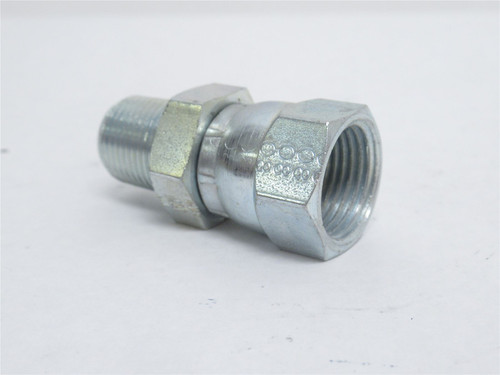 Eaton 2045-6-8S; Swivel Fitting; 3/8MNPT x 1/2FNPT Eaton 2045-6-8S; Swivel Fitting; 3/8MNPT x 1/2FNPT