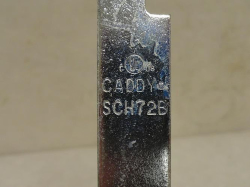 Caddy SCH72B; Strut Conduit Clamp; 2-1/2" Rigid; Steel