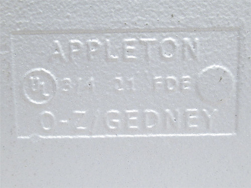 Appleton FD175L; FD Device Box 1-Gang; 3/4NPT; Malleable Iron