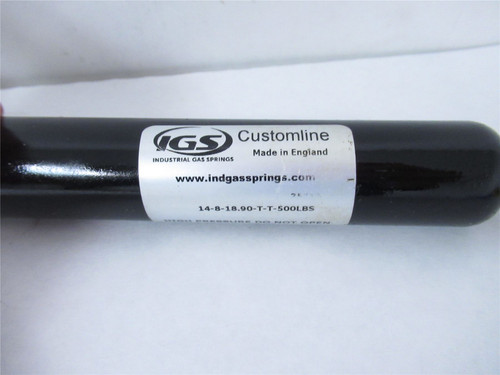 IGS 14-8-18.90-T-T-500lbs; Gas Pressure Spring 8" stroke