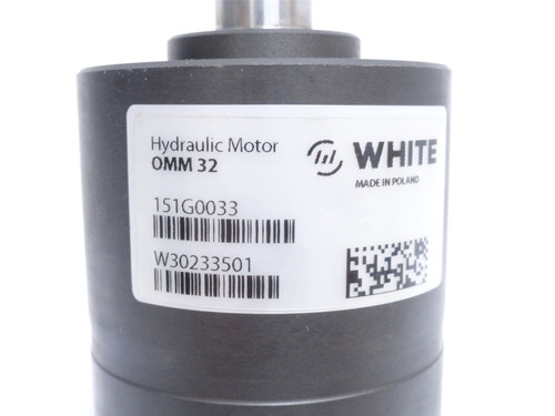 White OMM-32; Hydraulic Motor 151G0033 630RPM G 3/8 BSP