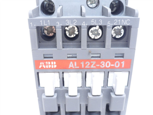 ABB AL12Z-30-01; Contactor 28A 3P 600VAC Coil: 24VDC