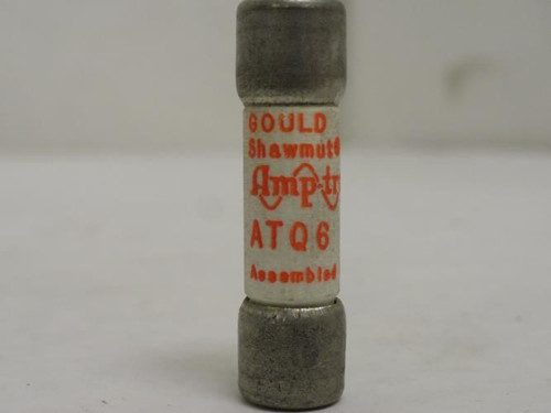 Gould ATQ6; Amp-Trap Time Delay Fuse; 6A; 500VAC