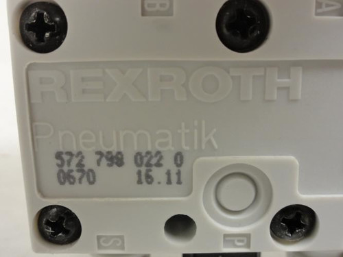 Rexroth 5727980220; Solenoid Vavlve Assy; 3/8" Tube;Coil: 24VDC