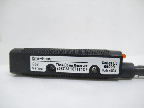 Eaton E58CAL18T111C2; Harsh-Duty Photo Sensor; 10-30VDC; 3m