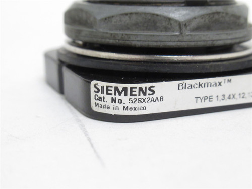 Siemens 52SX2AAB; Maintain Selector Switch