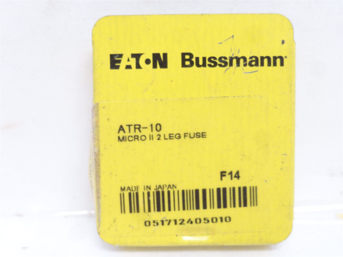 Bussmann ATR-10; Lot-5; Automotive Fuses 10A 32V; Fast Acting