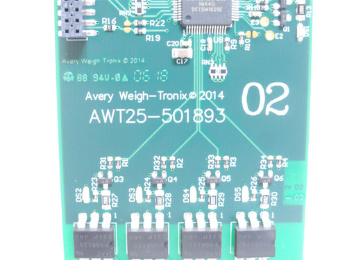 Avery Weigh-Tronix AWT25-501893; PCB Assy Quad; DC Output