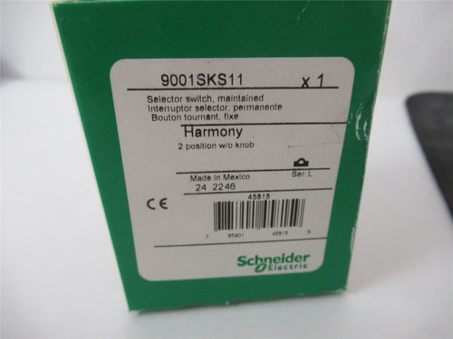 Schneider 9001SKS11; Selector Switch 2-Position NO knob