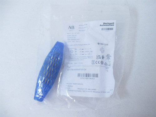 Allen-Bradley 871TM-N40NP30-D4; Inductive Sensor 30mmDiameter