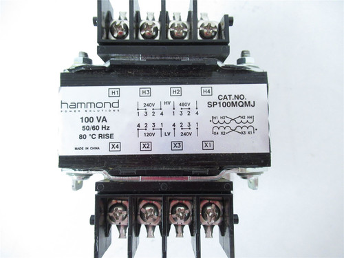 Hammond SP100MQMJ; Transformer 100VA Secondary: 120/240V