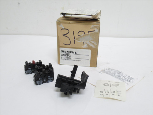Siemens ASKP3; Auxiliary Alarm Switch; 2NO-2NC