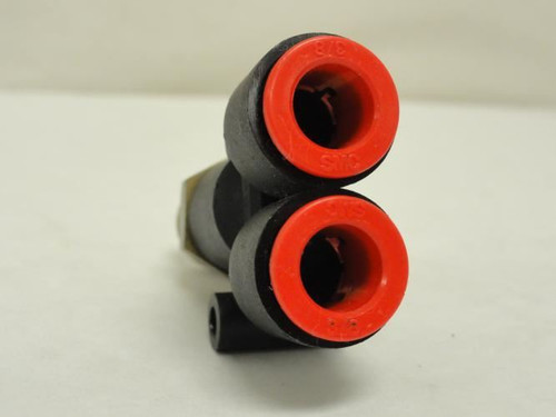 SMC KQU11-36S; Pneumatic Branch Y Fitting; 3/8" Tube; 3/8 NPT