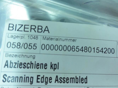 Bizerba 65480154200; Scanning Edge Assembled
