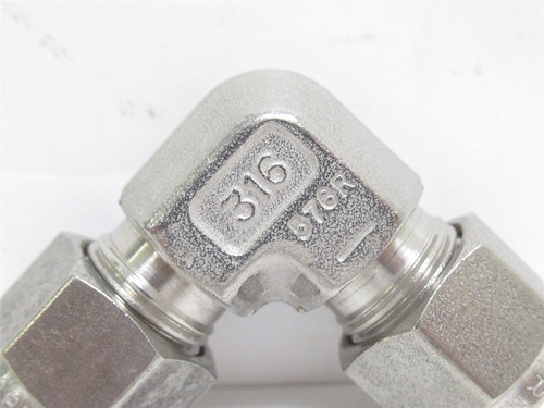 Parker 6-6 EBZ-SS; Union Elbow; 90Deg; SS-316; 3/8" Tube