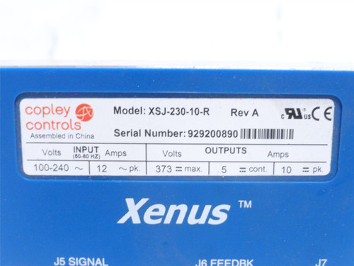 Copley XSJ-230-10-R; Micro-Servo Controller; 100-240VAC In
